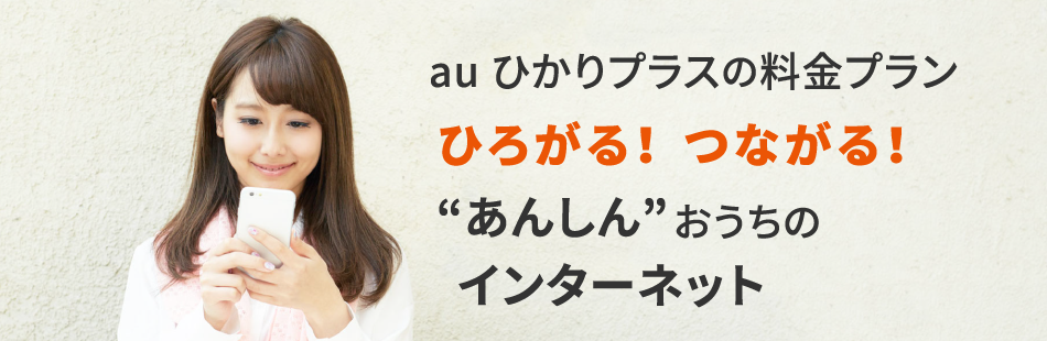 料金プラン auひかりプラス